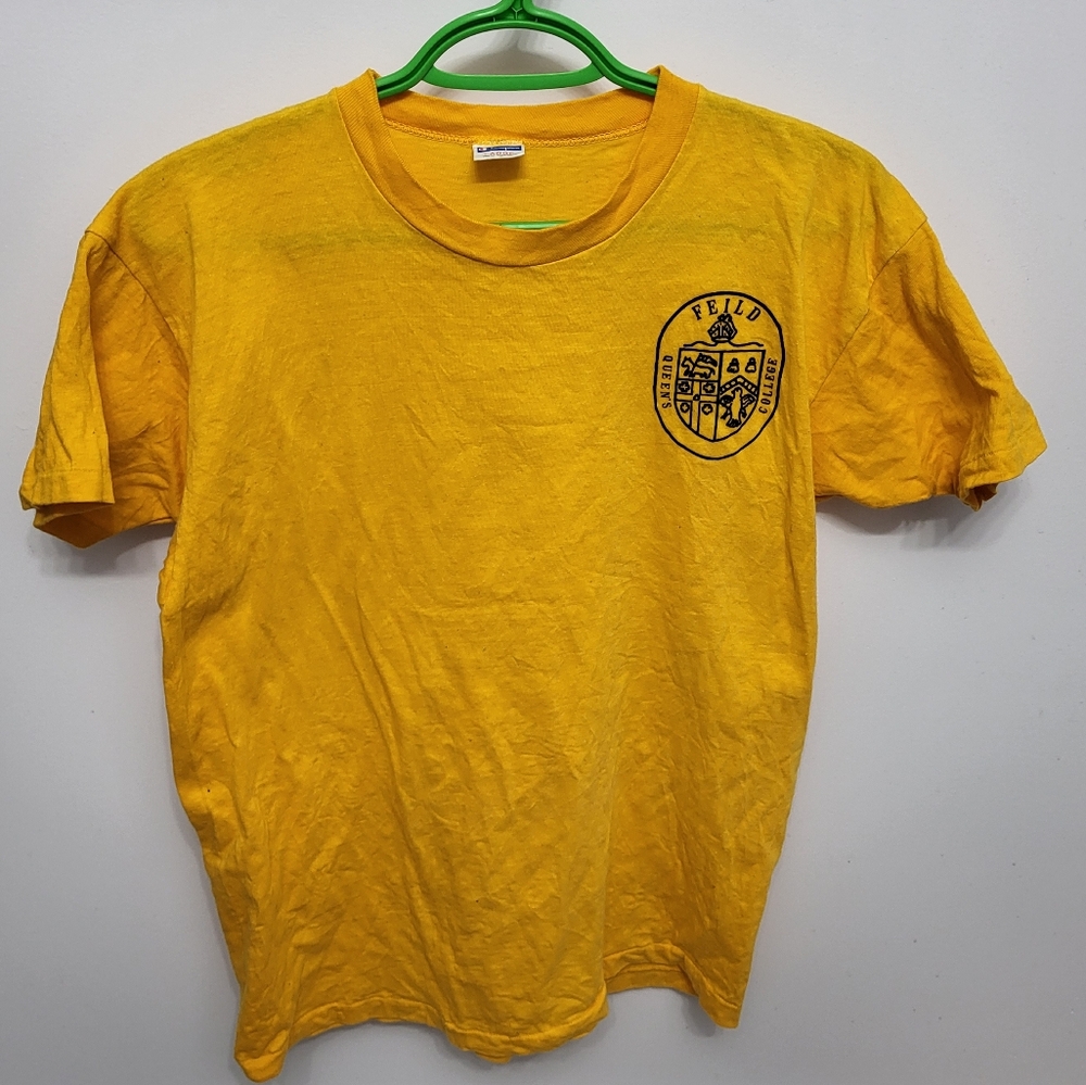 Vintage champion queens college newfoundland tee